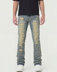 Waimea Men's Rhinestone (Front & Back) Stacked Fit Jeans