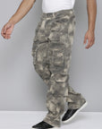 CAMO RELAXED FIT JEAN WITH CARGO POCKETS