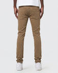 Men's Skinny Fit Khaki Color Jeans