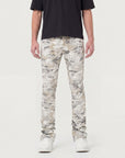 Men's Stacked Fit Bone Camo Color Jeans