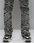 Waimea Black Wash Jeans (M5636)