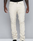 Men's Stacked Fit Bone Color Jeans