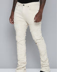 Men's Stacked Fit Bone Color Jeans