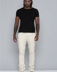 Men's Stacked Fit Bone Color Jeans