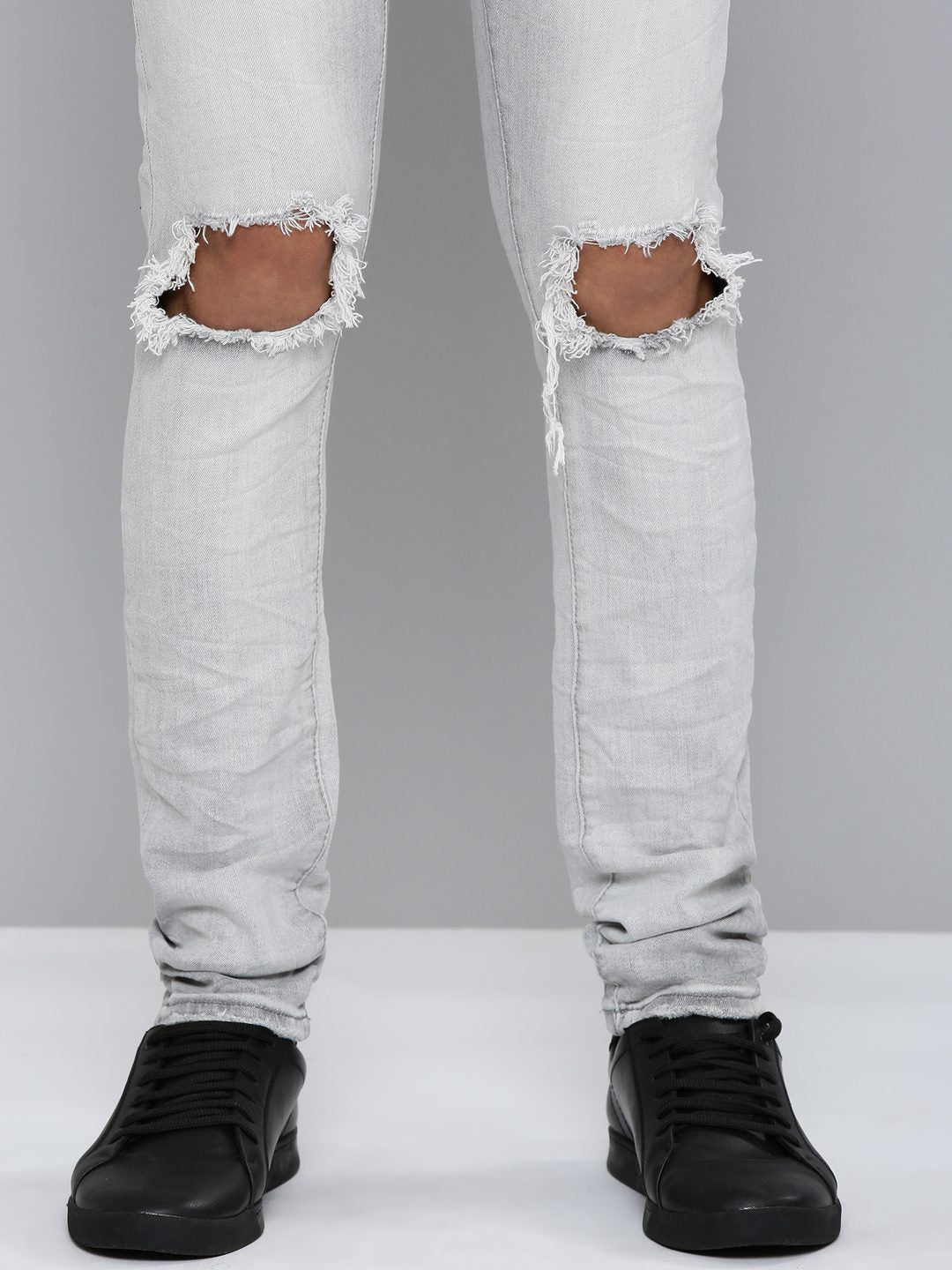 Waimea Grey Bleach Wash Jeans (M8176)