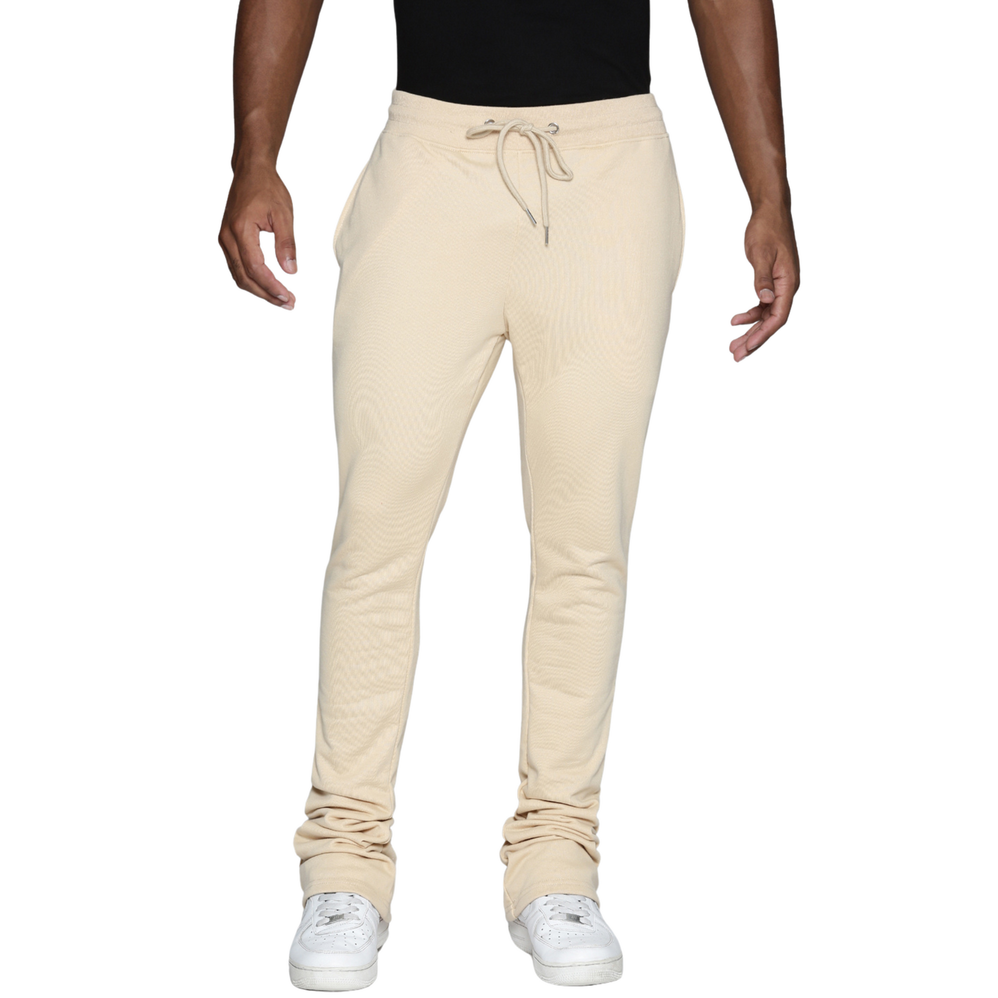 Waimea Khaki Stacked French Terry Fit Pants