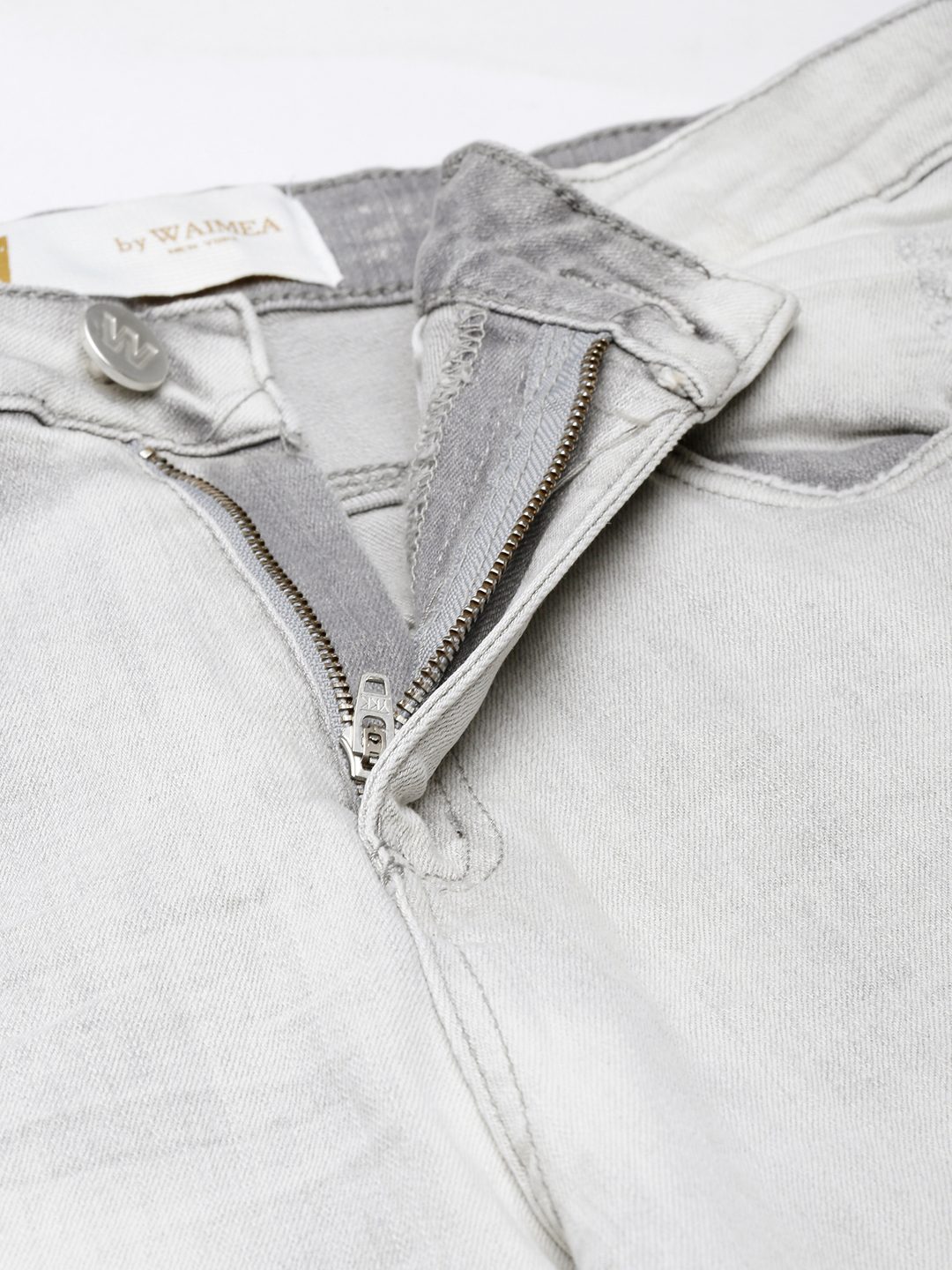 Waimea Grey Bleach Wash Jeans (M8172)