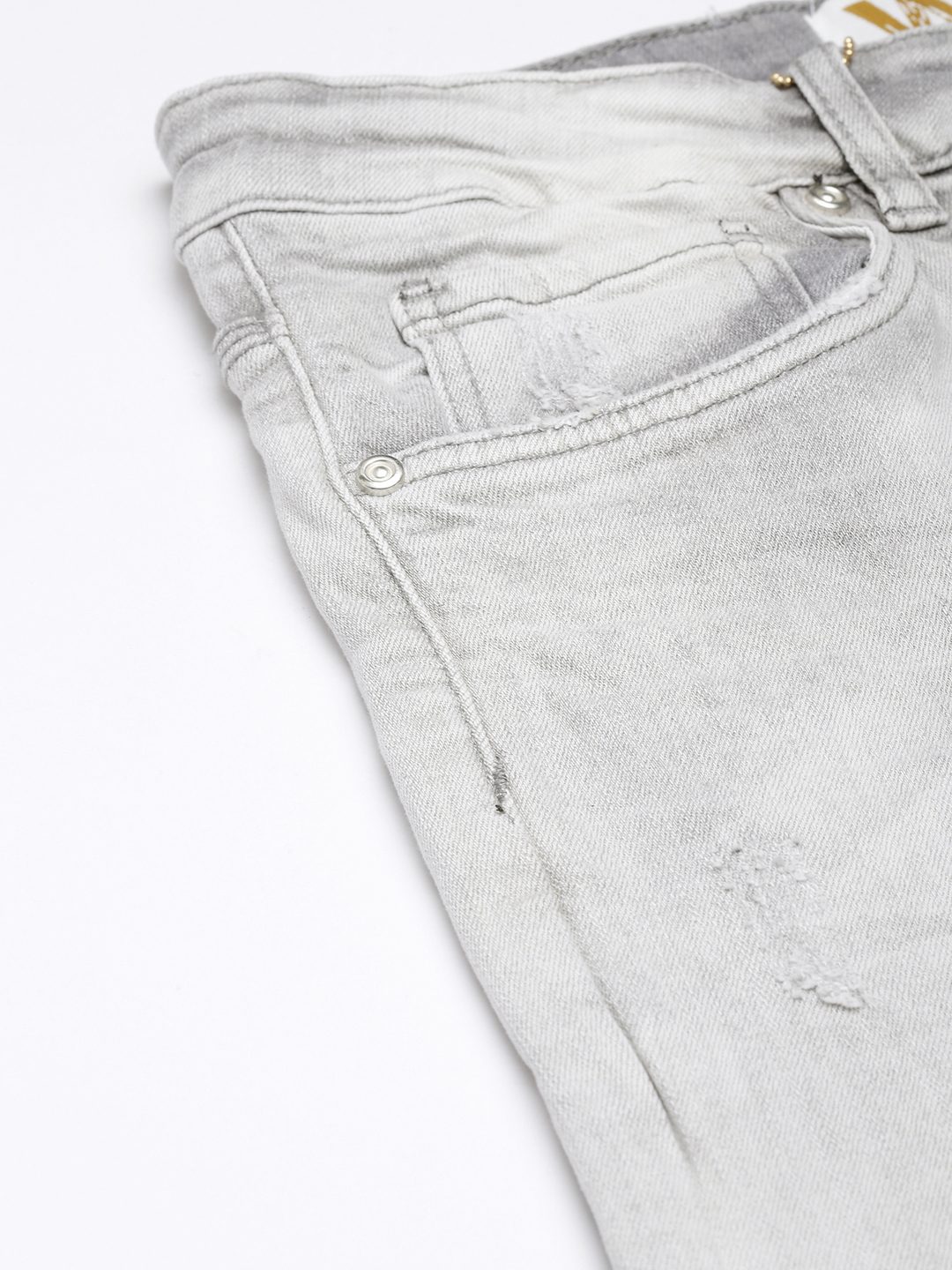 Waimea Grey Bleach Wash Jeans (M8172)