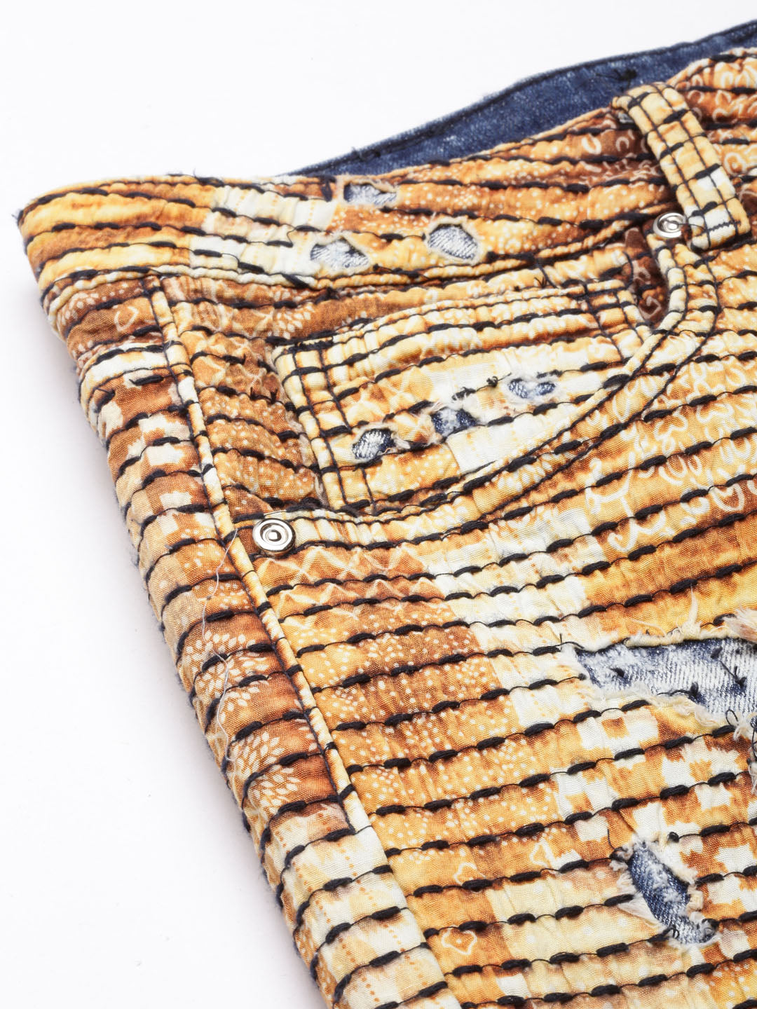 TIMBER PATCHWORK ALL OVER SKINNY JEAN