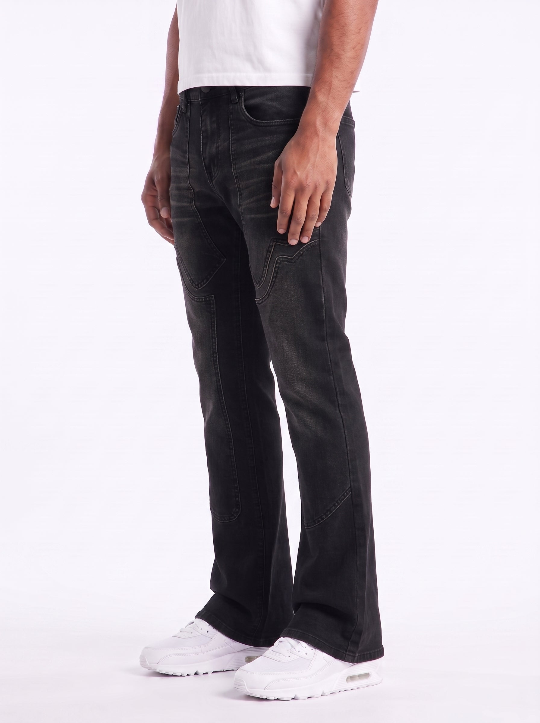 W by Waimea Men's Flare Fit Jeans