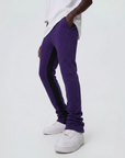 Aubergine & Black Skinny Stacked Sweats