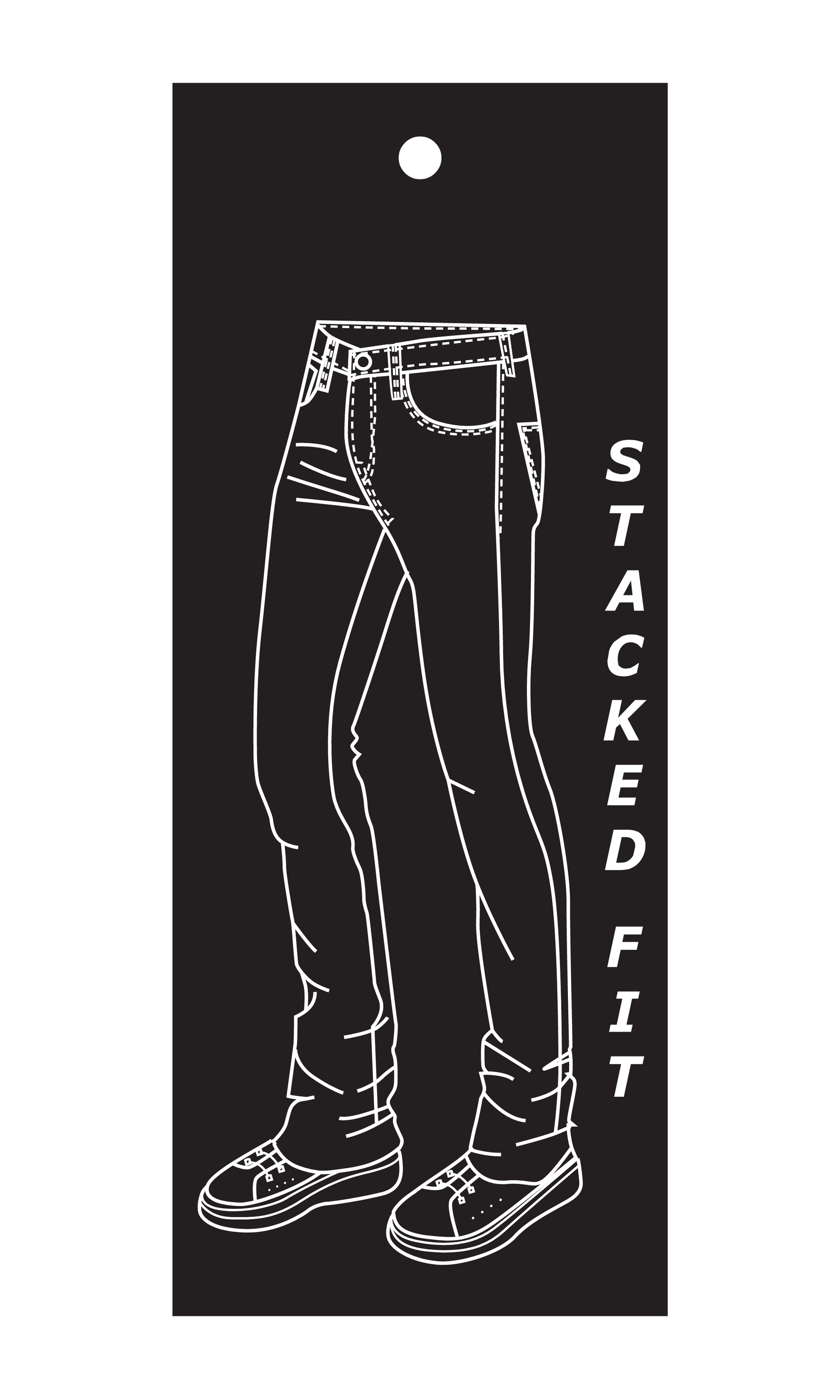 Men's Stacked Fit Antique Bleach Color Jeans