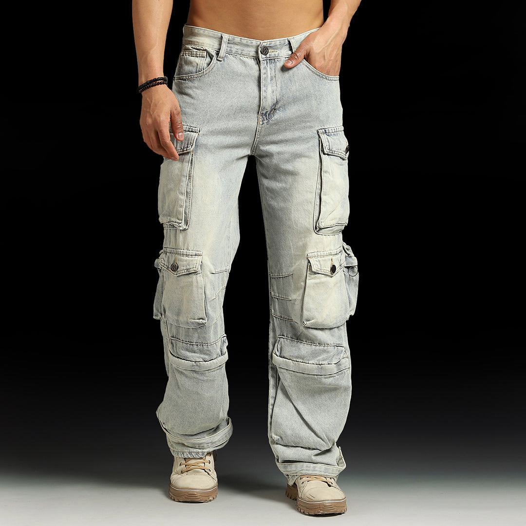 W by Waimea Men's Baggy Fit Jeans