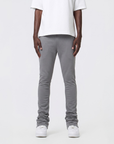Grey Super Stacked Sweats