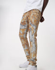 TIMBER PATCHWORK ALL OVER SKINNY JEAN