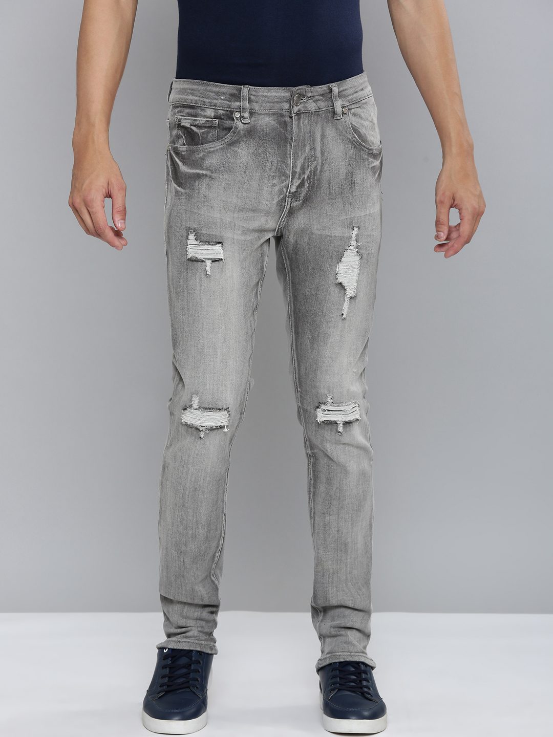 Waimea Grey Bleach Jeans (M8020)
