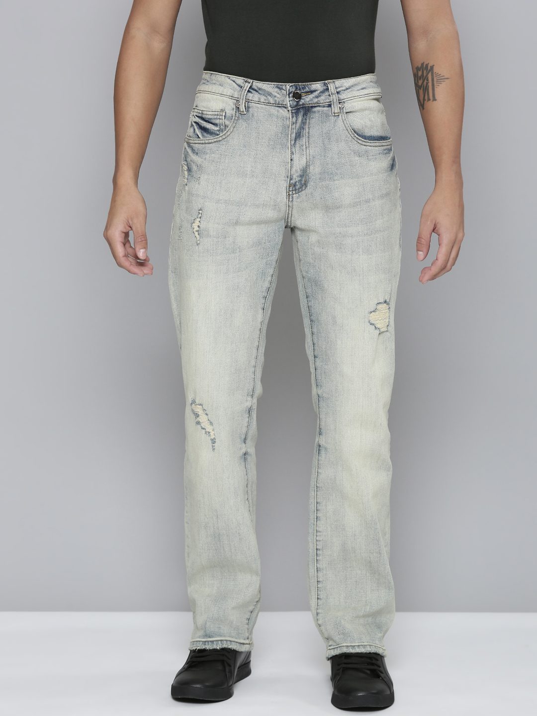 Waimea Bleach Wash Jeans (IM8113)