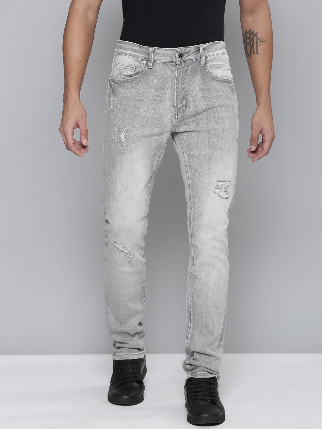Waimea Grey Bleach Jeans (IM8114)