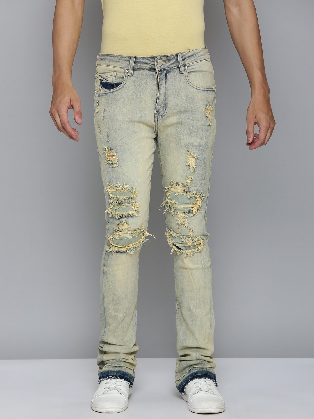 Waimea Bleach Wash Jeans (M5772)