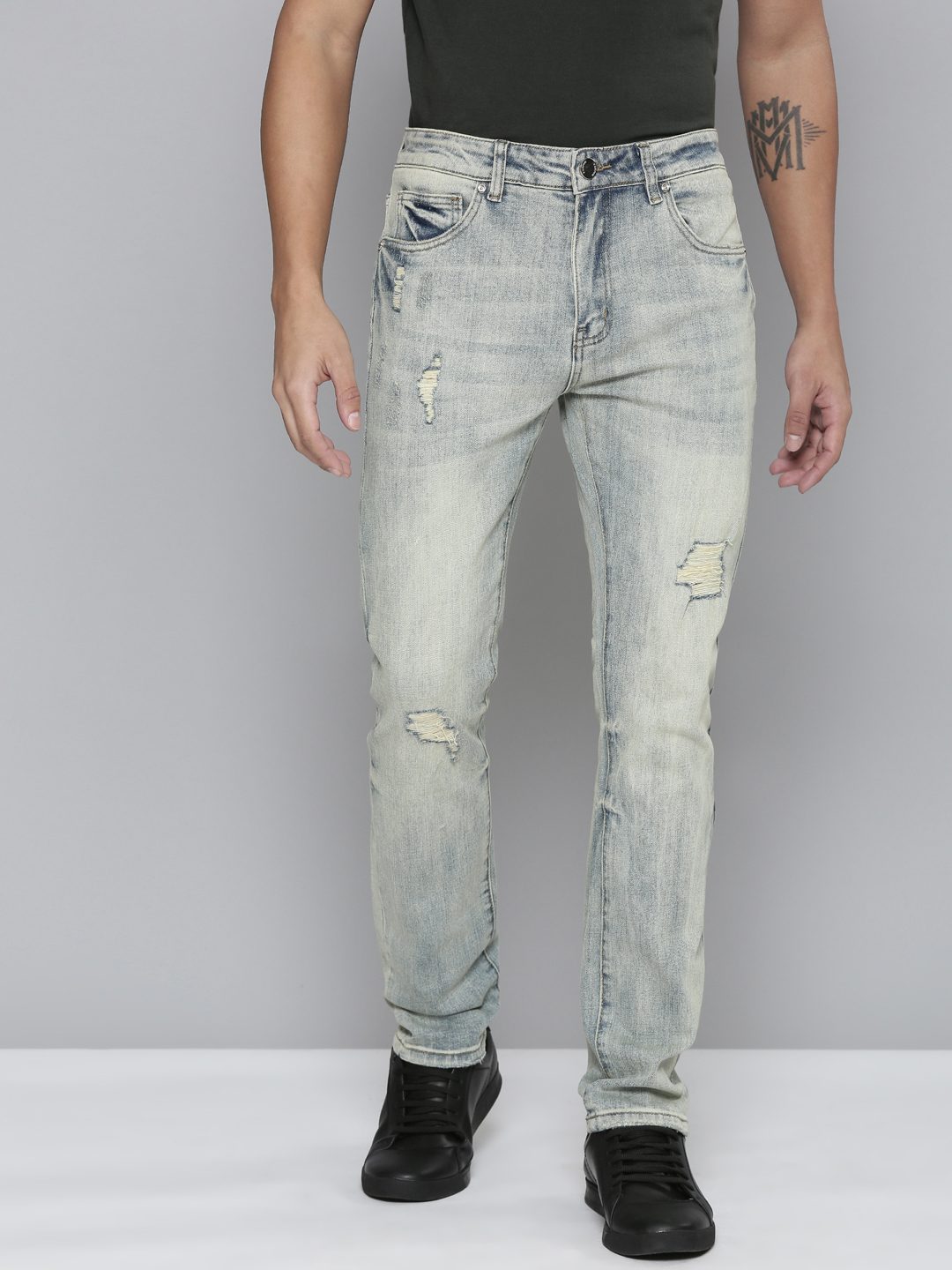 Waimea Bleach Wash Jeans (IM8114)