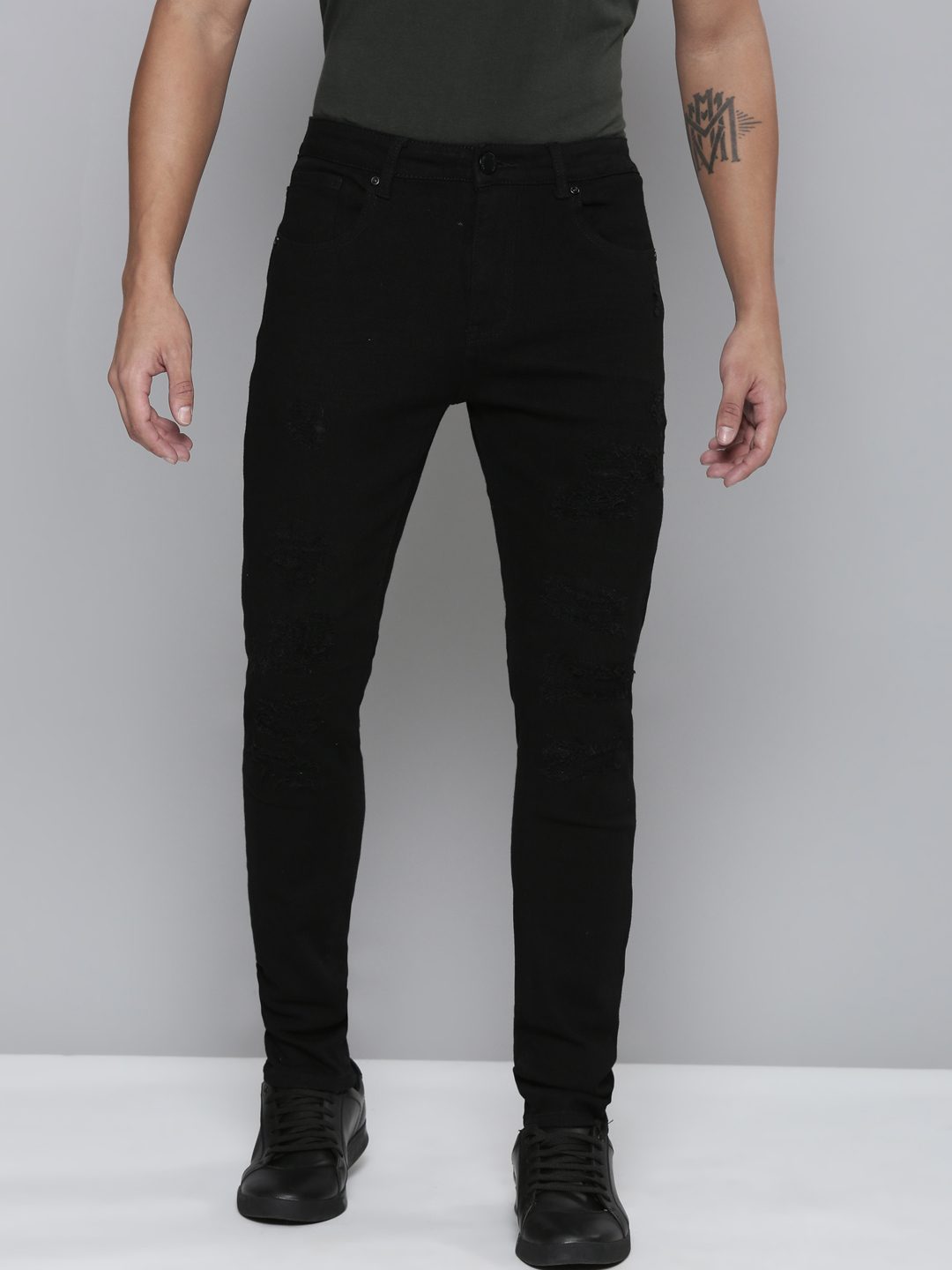 Waimea Jet Black Jeans (M5980)