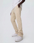 Khaki Super Stacked Sweats