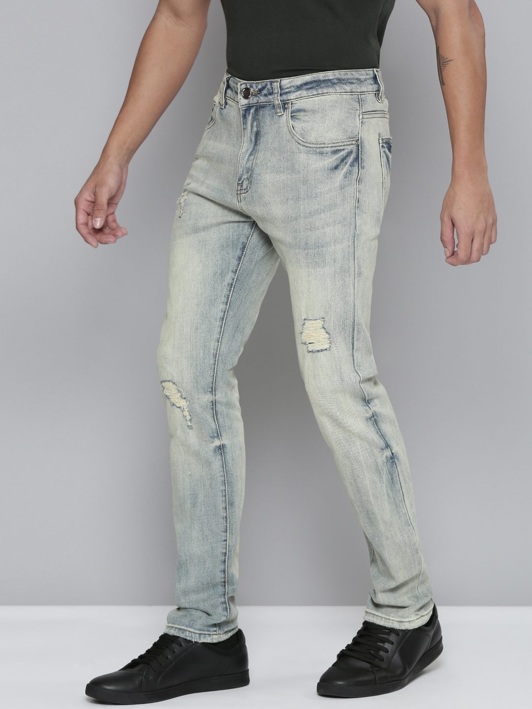 Waimea Bleach Wash Jeans (IM8114)
