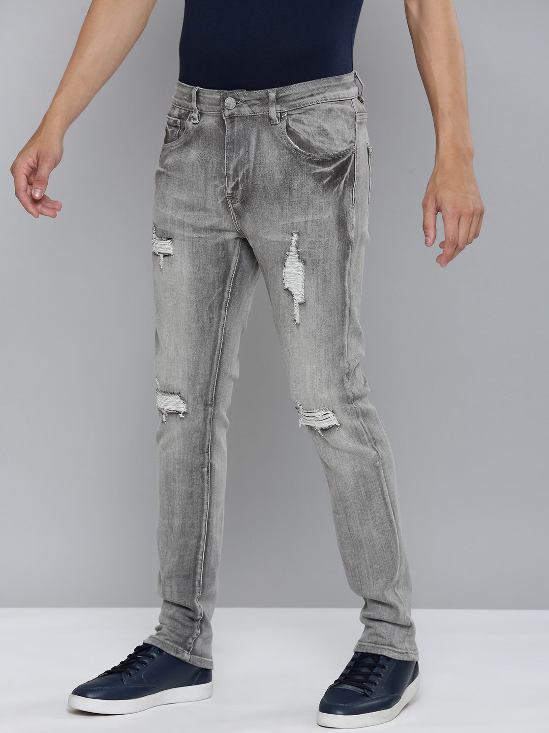 Waimea Grey Bleach Jeans (M8020)
