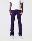 Aubergine & Black Skinny Stacked Sweats