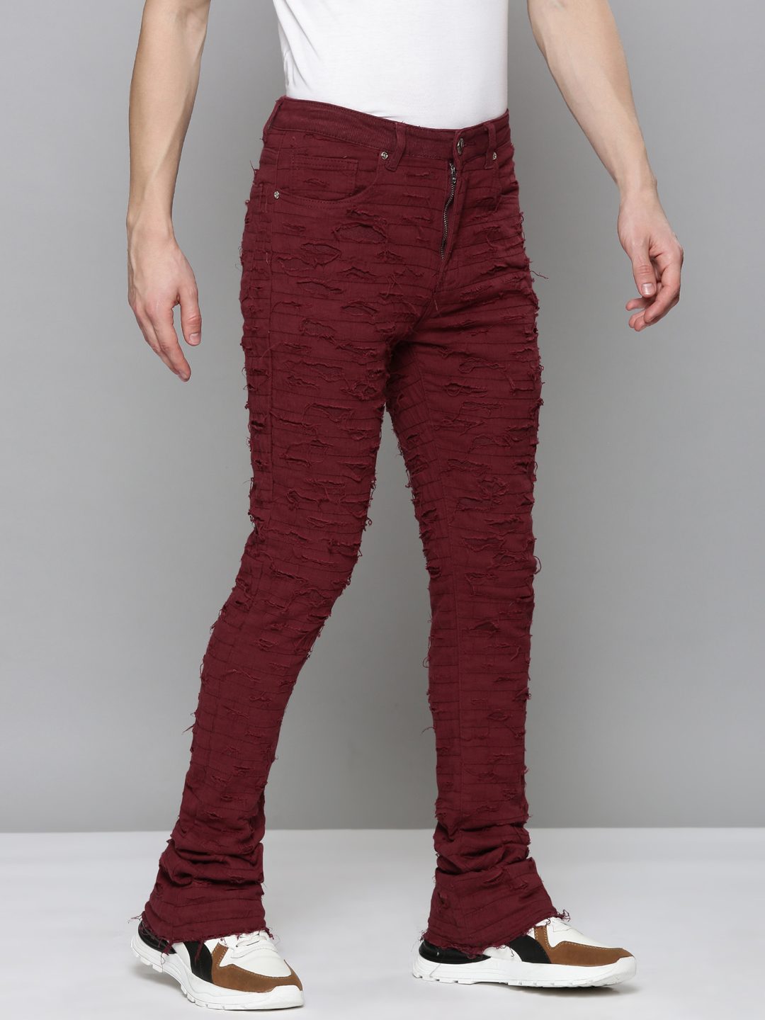 Waimea Burgundy Jeans (M5756)