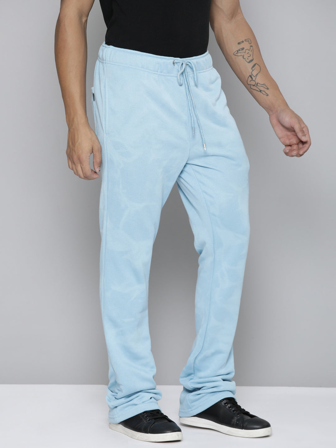 BALTIC SEA MARBLE WASH STACKED TERRY PANTS