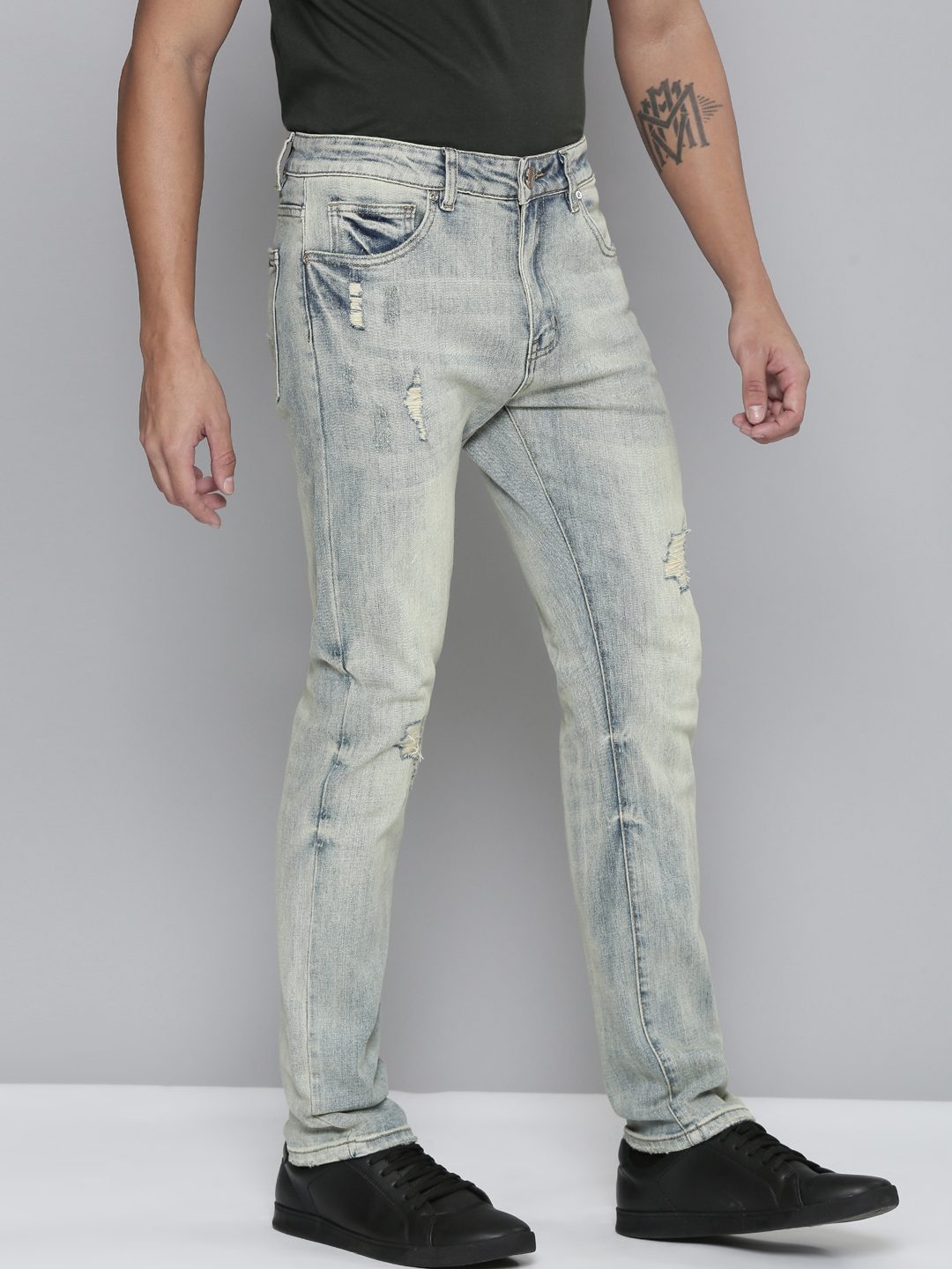 Waimea Bleach Wash Jeans (IM8114)