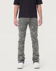 Men's Stacked Fit Antique Bleach Color Jeans