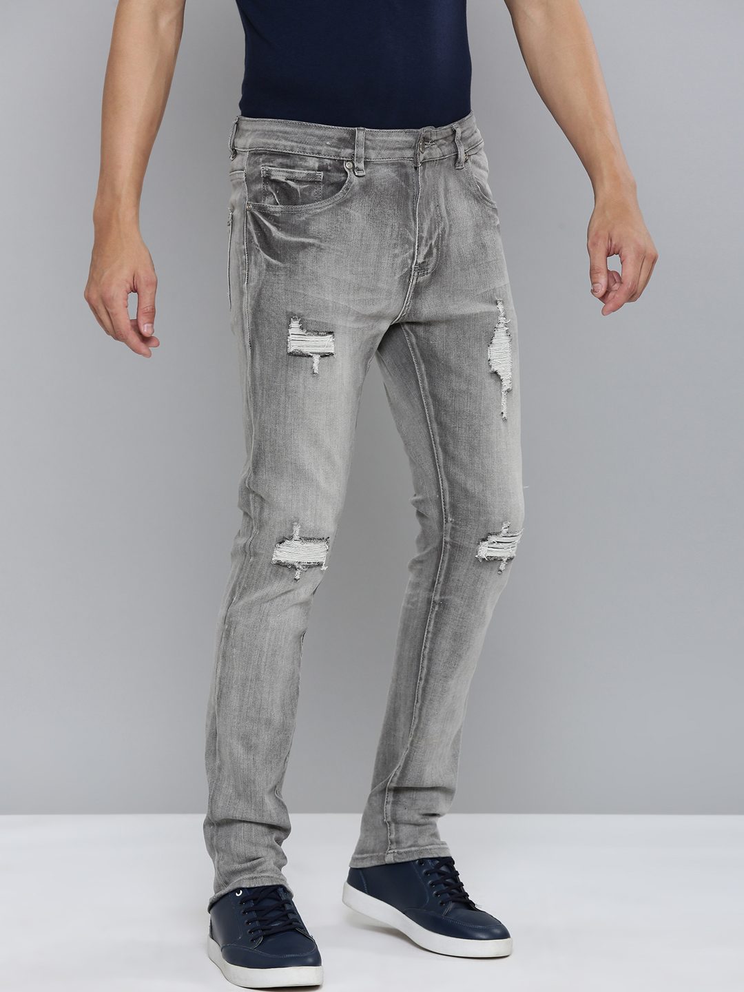 Waimea Grey Bleach Jeans (M8020)