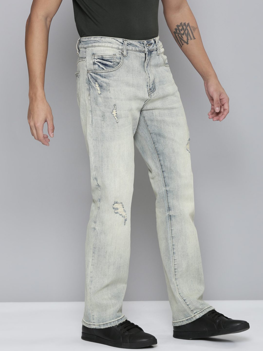 Waimea Bleach Wash Jeans (IM8113)
