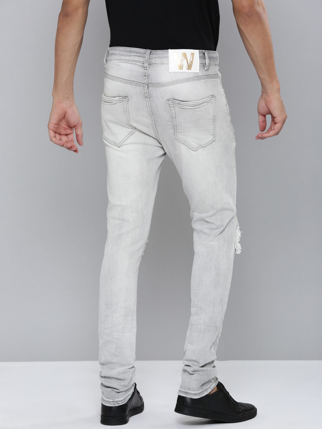 Waimea Grey Bleach Wash Jeans (M8176)