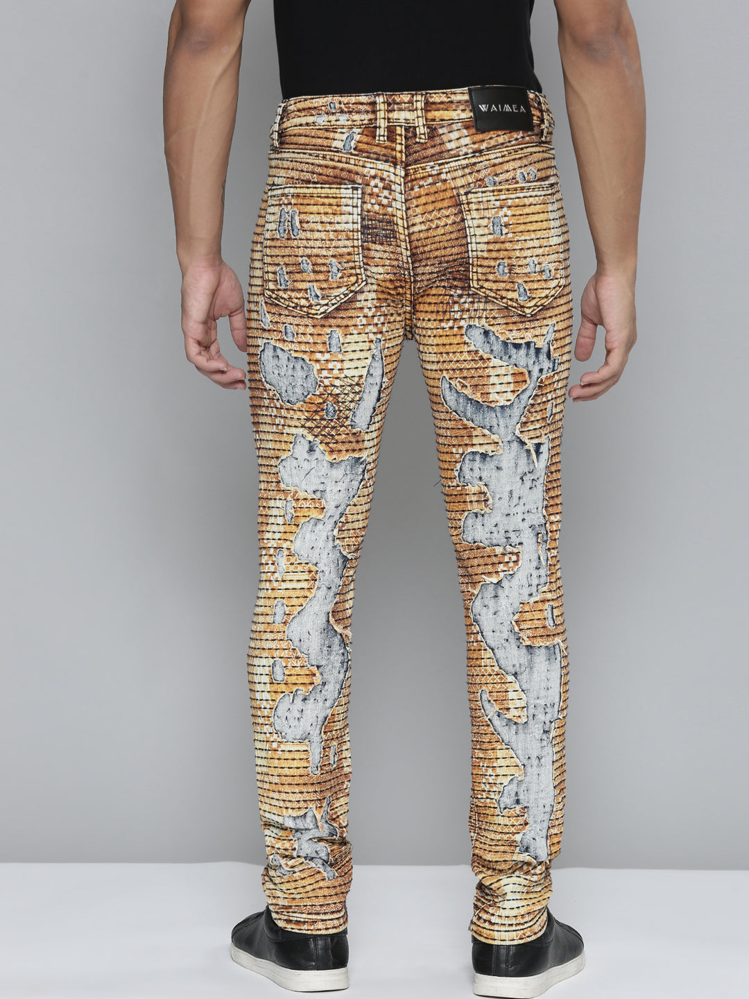 TIMBER PATCHWORK ALL OVER SKINNY JEAN