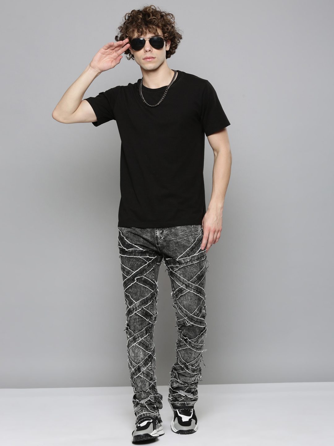 Waimea Black Wash Jeans (M5636)