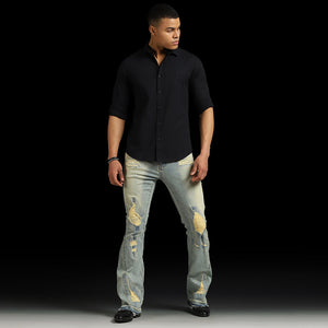 W by Waimea Men's Flare Fit Jeans