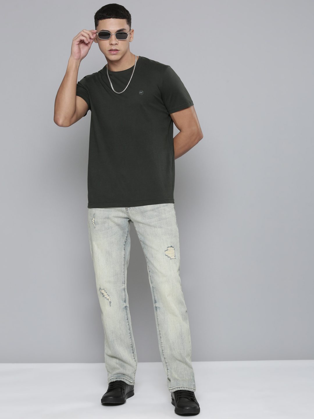 Waimea Bleach Wash Jeans (IM8113)