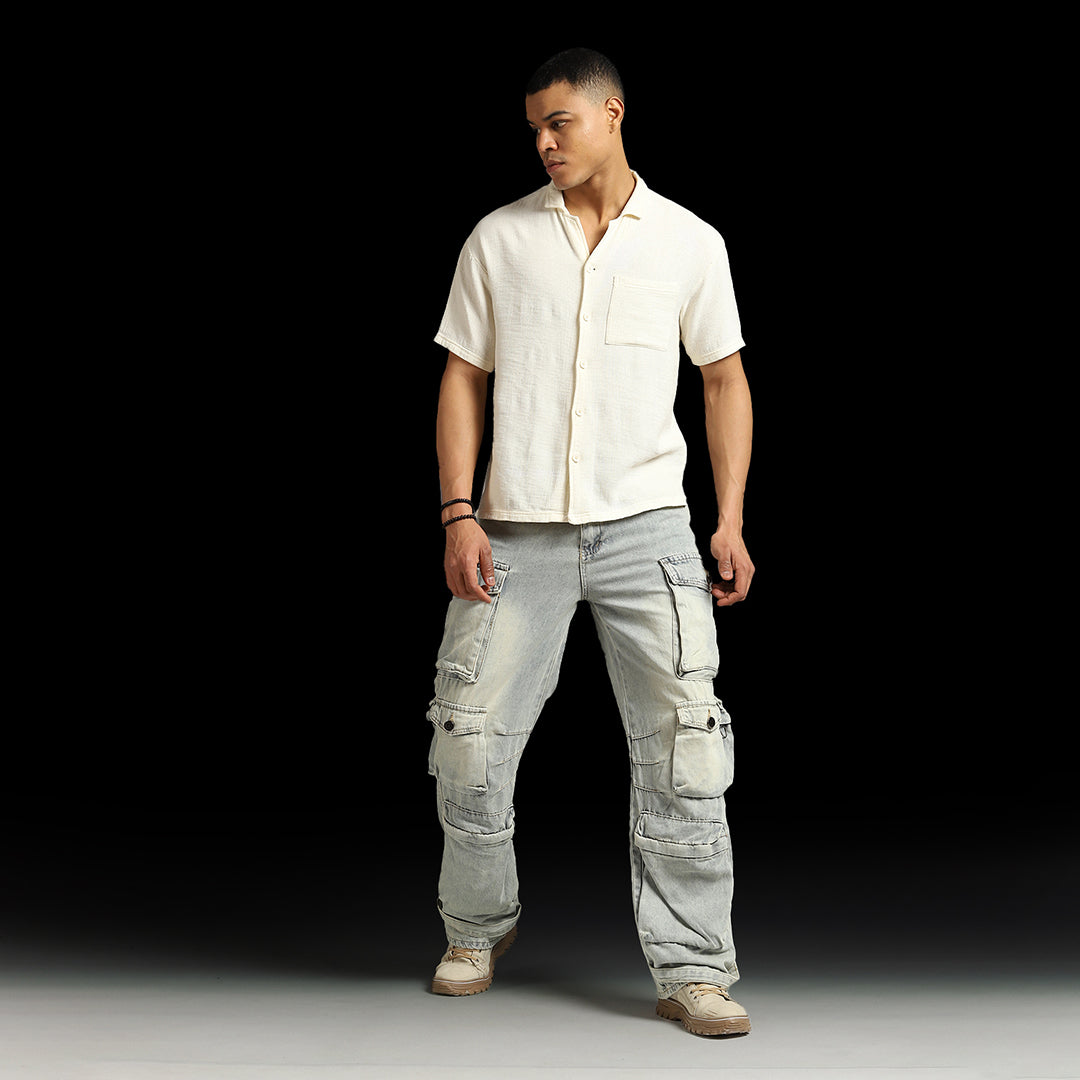 W by Waimea Men's Baggy Fit Jeans