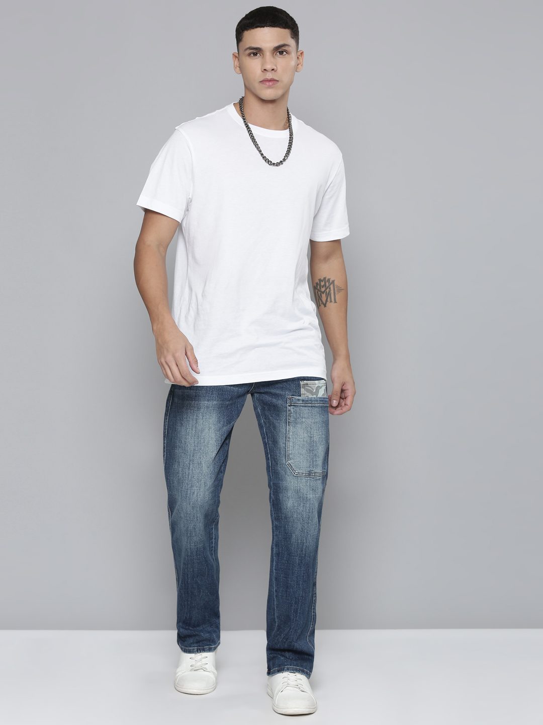 Waimea Dark Blue Wash Jeans (IM8064)