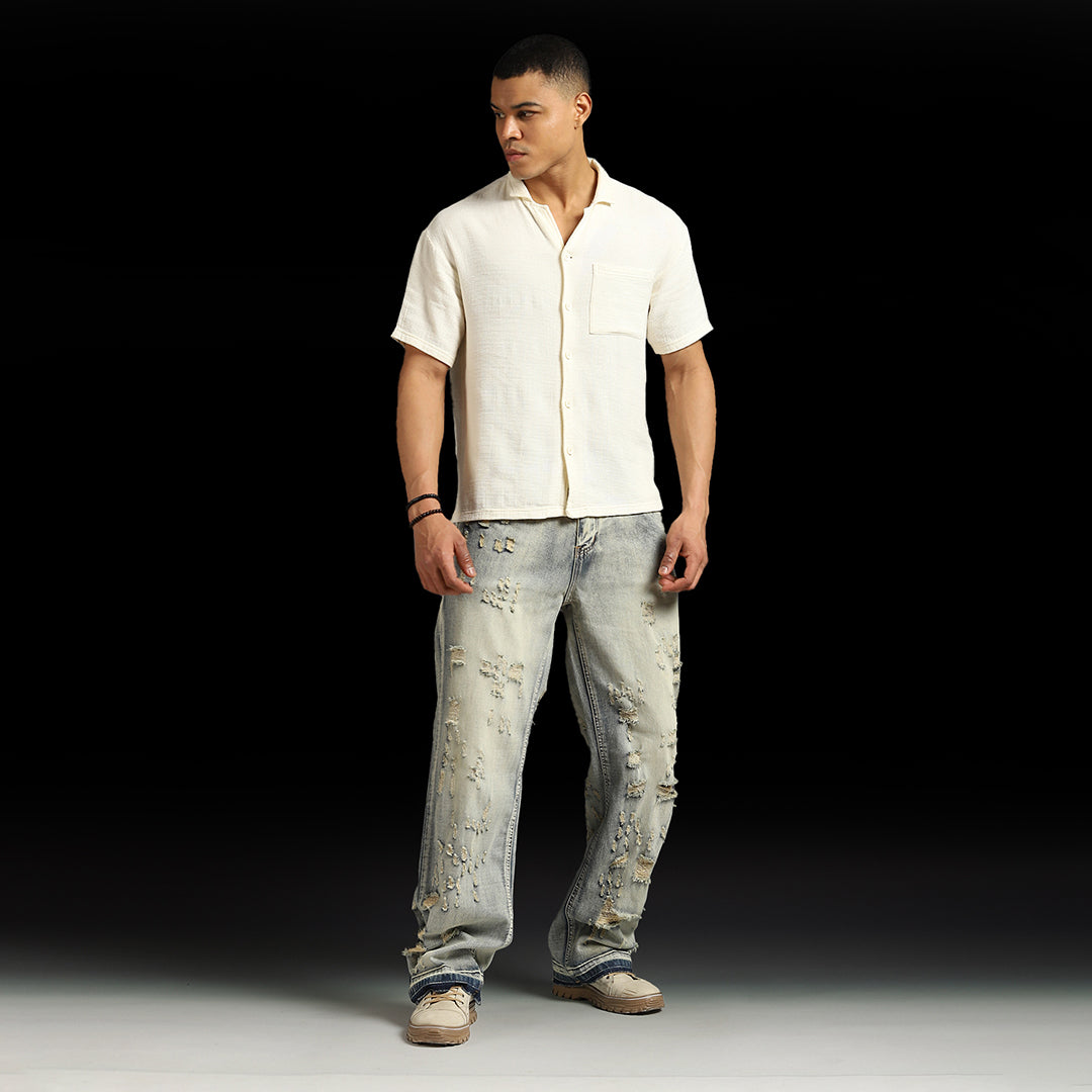 W by Waimea Men's Baggy Fit Jeans