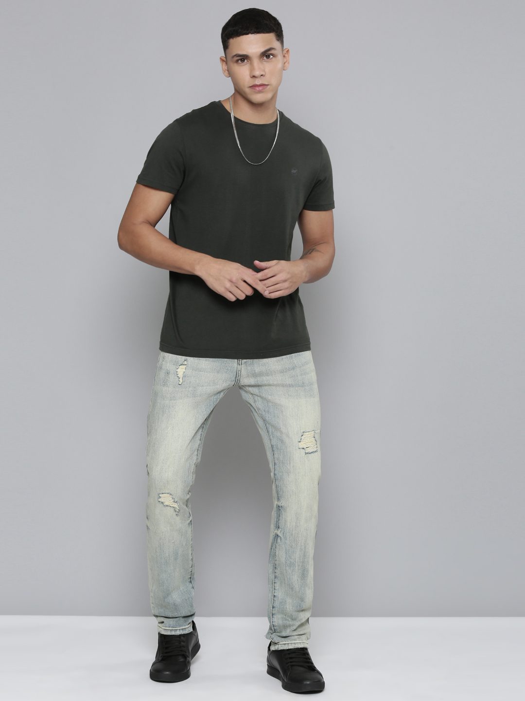 Waimea Bleach Wash Jeans (IM8114)