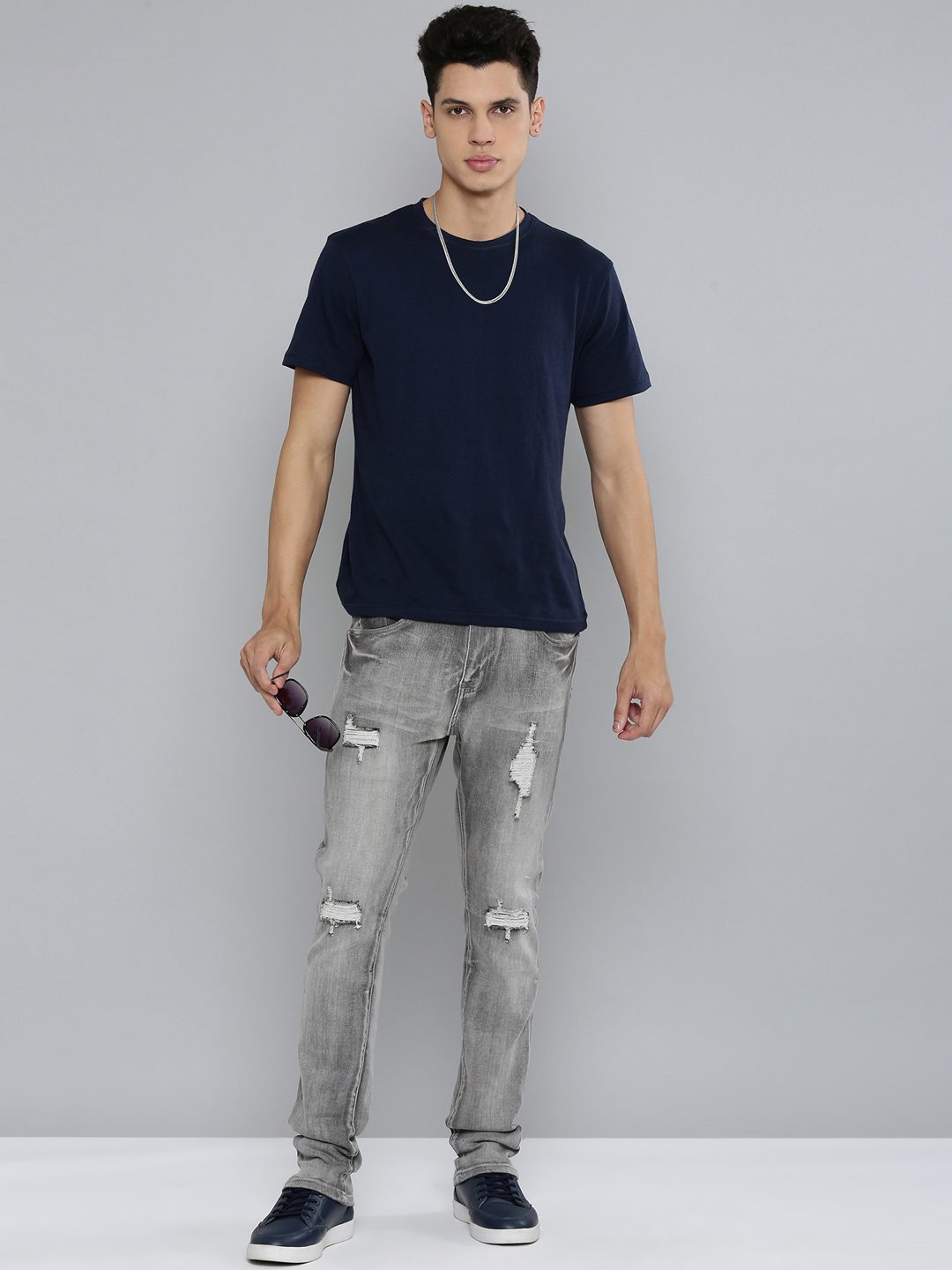 Waimea Grey Bleach Jeans (M8020)
