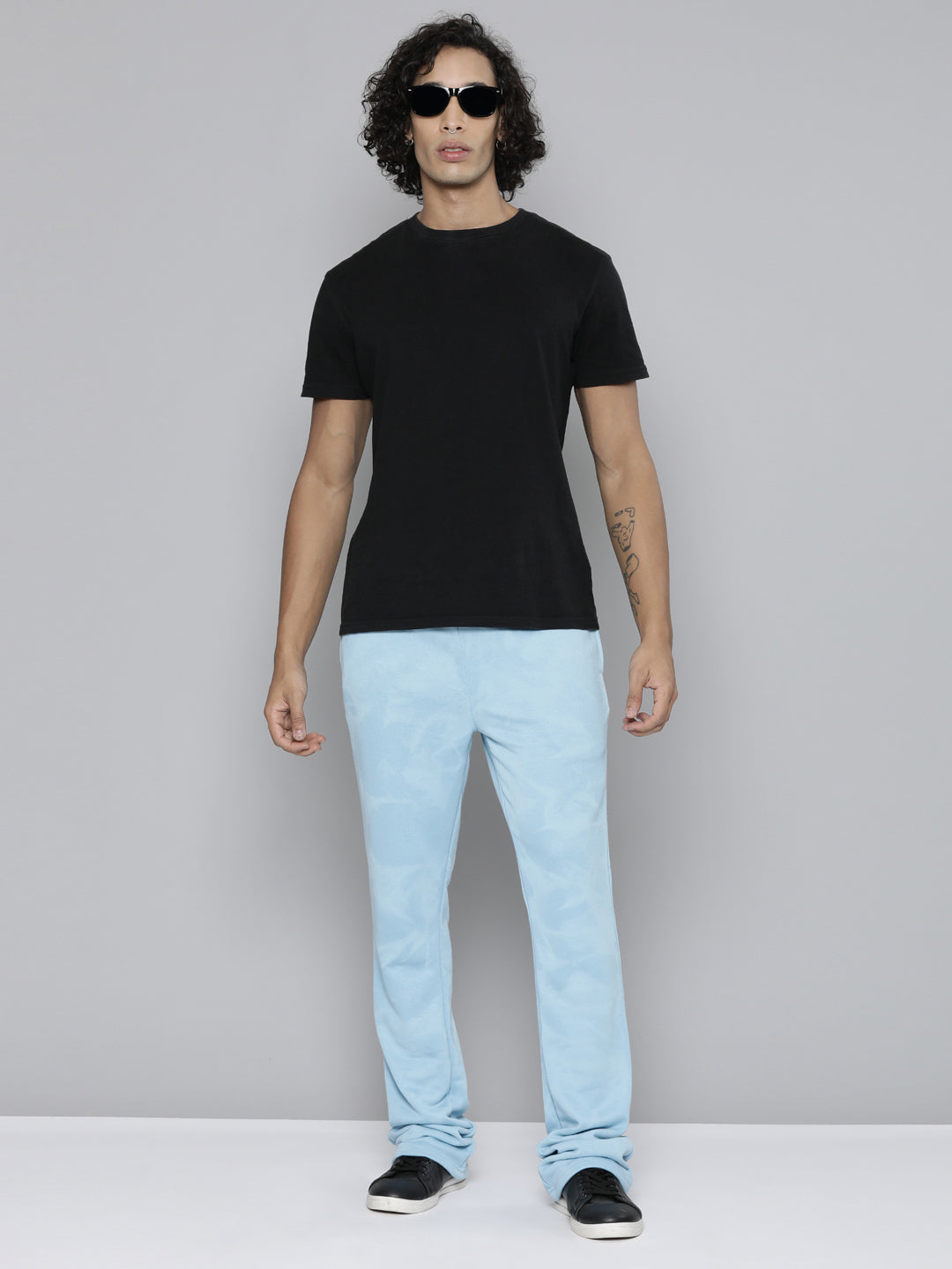 BALTIC SEA MARBLE WASH STACKED TERRY PANTS