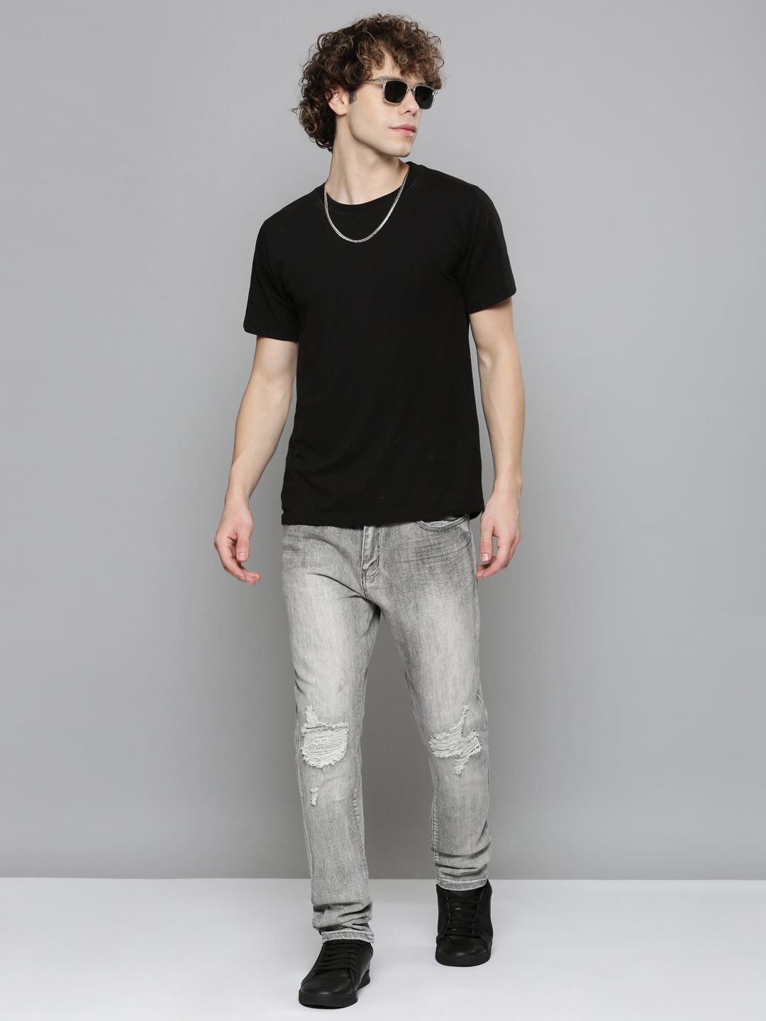Waimea Grey Bleach Jeans (BOM5710)