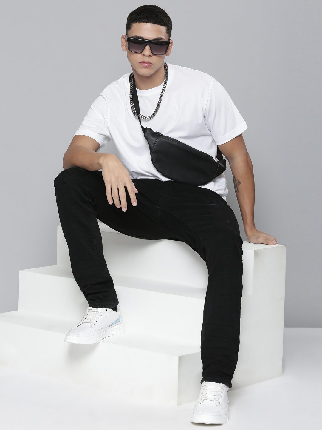 Waimea Jet Black Jeans (M8202)