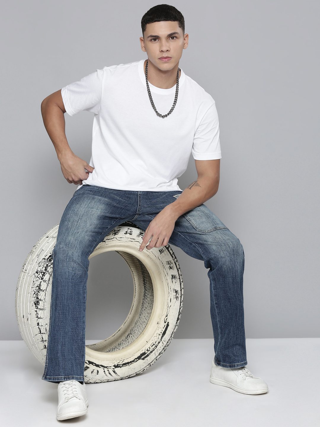 Waimea Dark Blue Wash Jeans (IM8064)