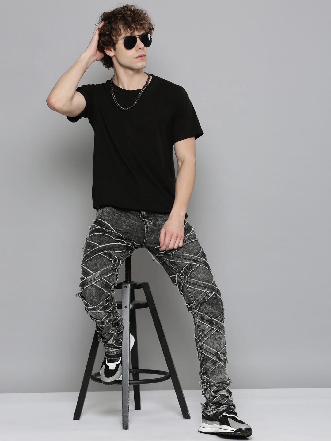 Waimea Black Wash Jeans (M5636)